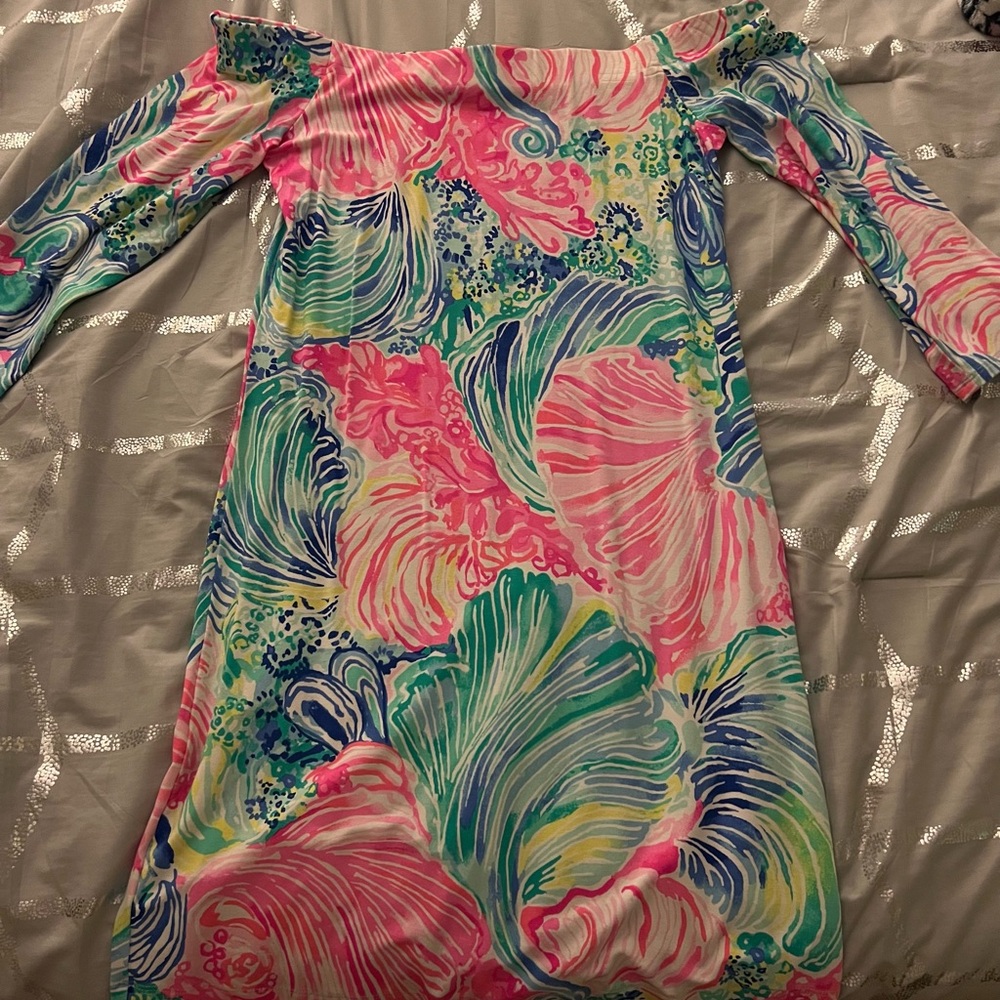 NWOT Lily Pulitzer off the shoulder dress
